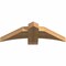Ekena Millwork Bellingham Timber Gable Bracket, Western Red Cedar, 36"W x 12"H x 3 1/2"D x 5 1/2"F, 8/12 Pitch GBW036X12X0406BEL00SWR - alternate 5